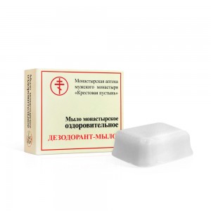 Мыло монастырское оздоровительное "Дезодорант-мыло", 30 гр. Солох Аул.